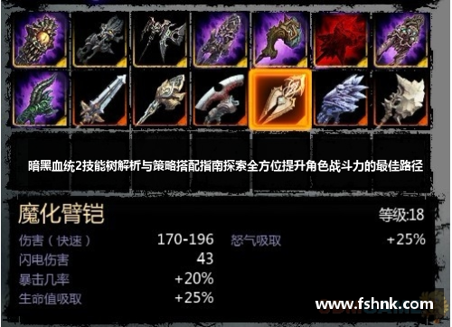 暗黑血统2技能树解析与策略搭配指南探索全方位提升角色战斗力的最佳路径